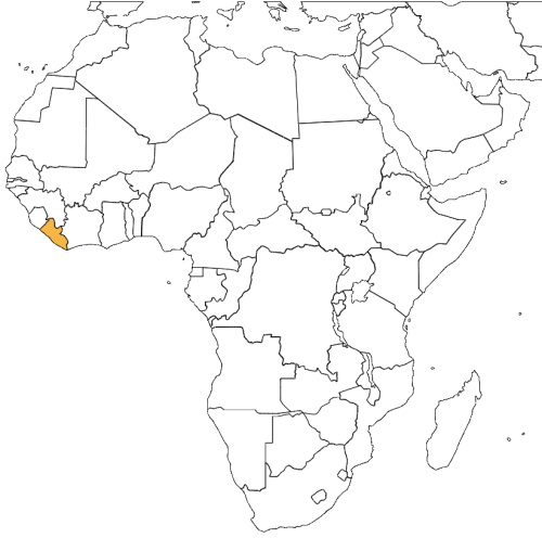Liberia in Africa