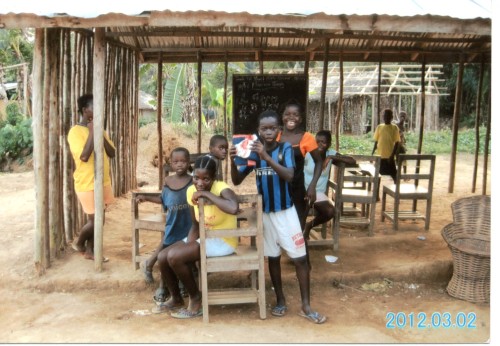 A school near his office