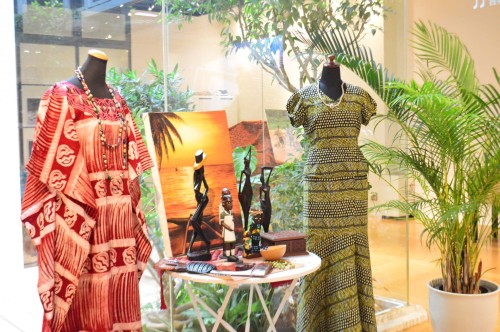 Display of goods from West Africa