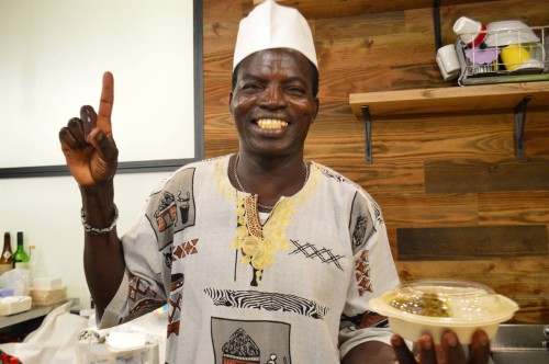  West African dish prepared by a cook from Burkina Faso