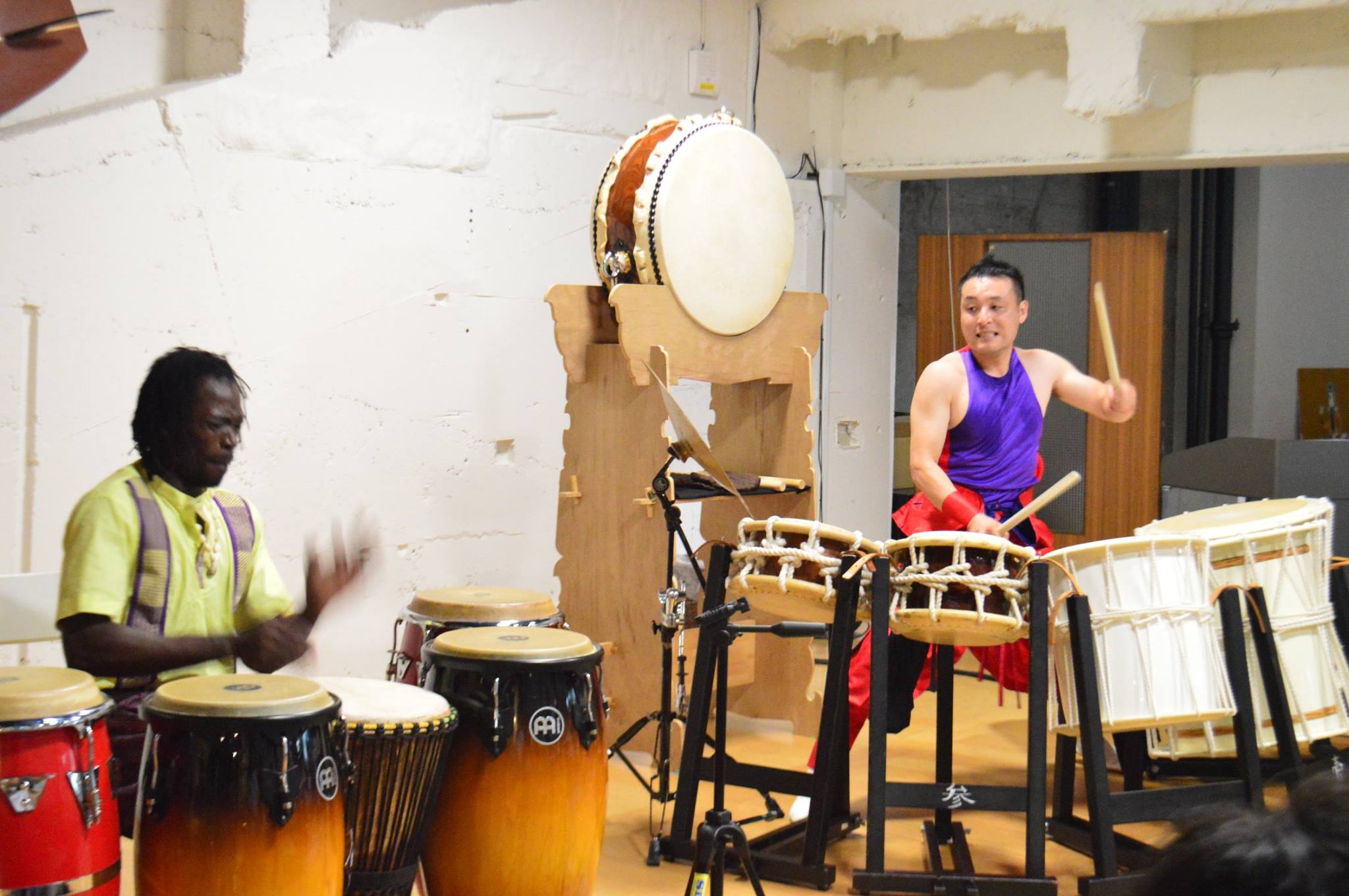 african and japanese drums
