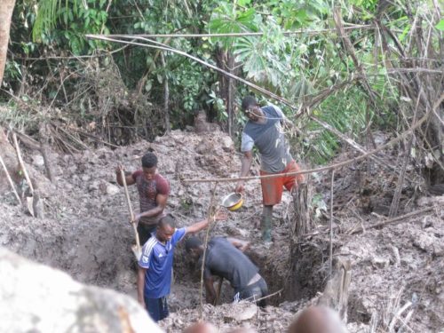 Mining claim in Bellekpalamu