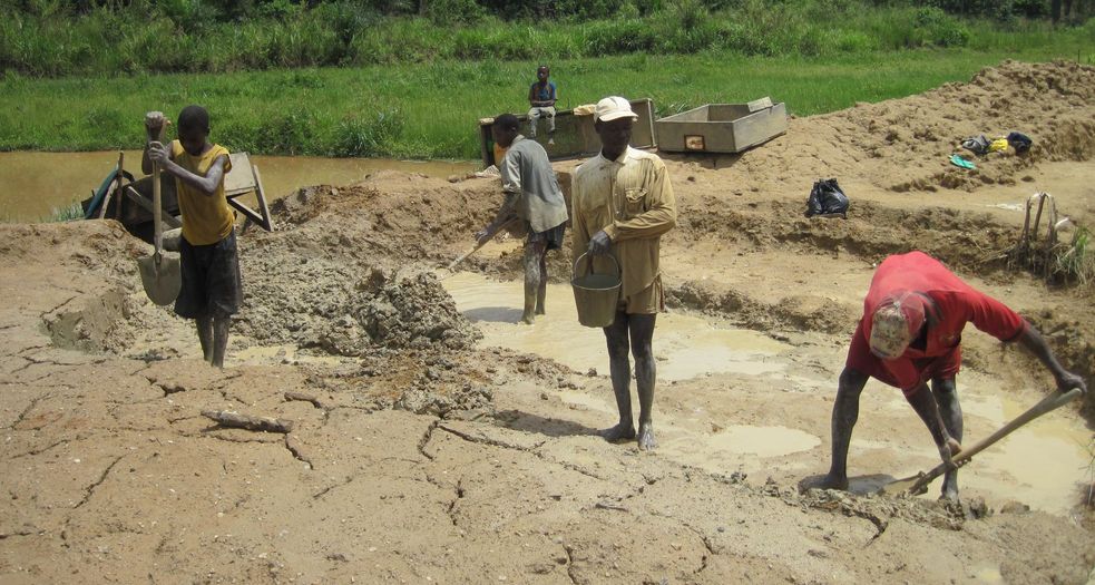 child labor diamond mine sierra leone