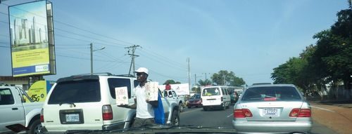 Street selling in Monrovia