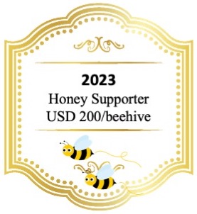 2021 Honey supporter USD200 per hive