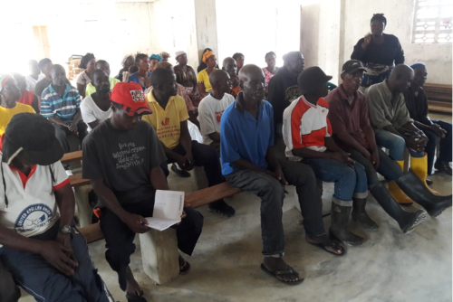 Participants of the beekeeping training