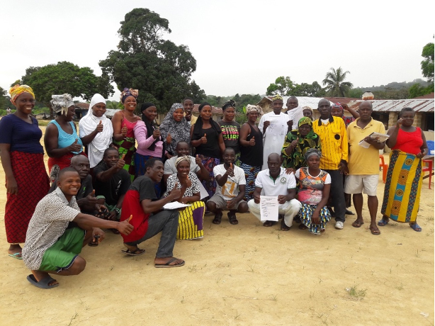 Participants after the Community Assembly Meeting
