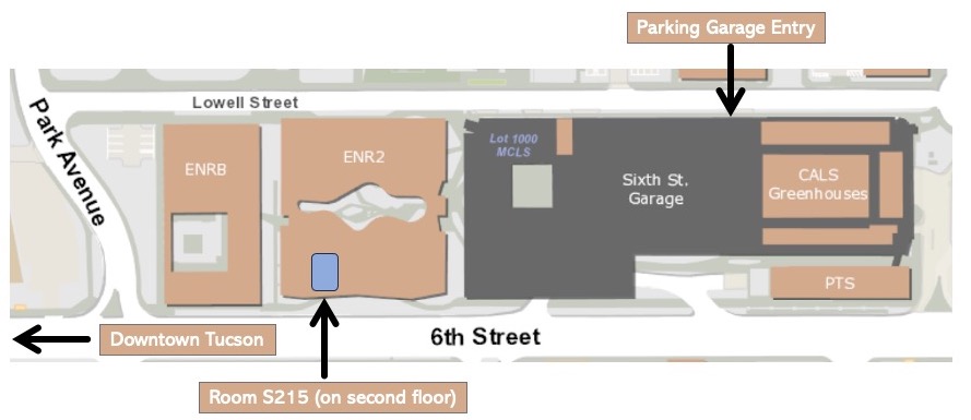map for the venue and parking