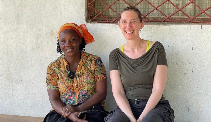 Jewelry designer Saskia and diamond miner Victoria